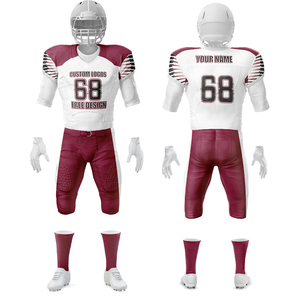 Unique Style Custom American Football Uniform with Breathable Printed Design Short Sleeve Custom Team Name for Unisex Adults - Product Image 2