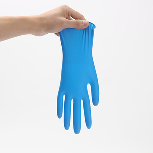 Gants jetables en nitrile imperméables, sans latex, sans poudre, pour examen et travail, fabriqués au Pakistan - Product Image 5
