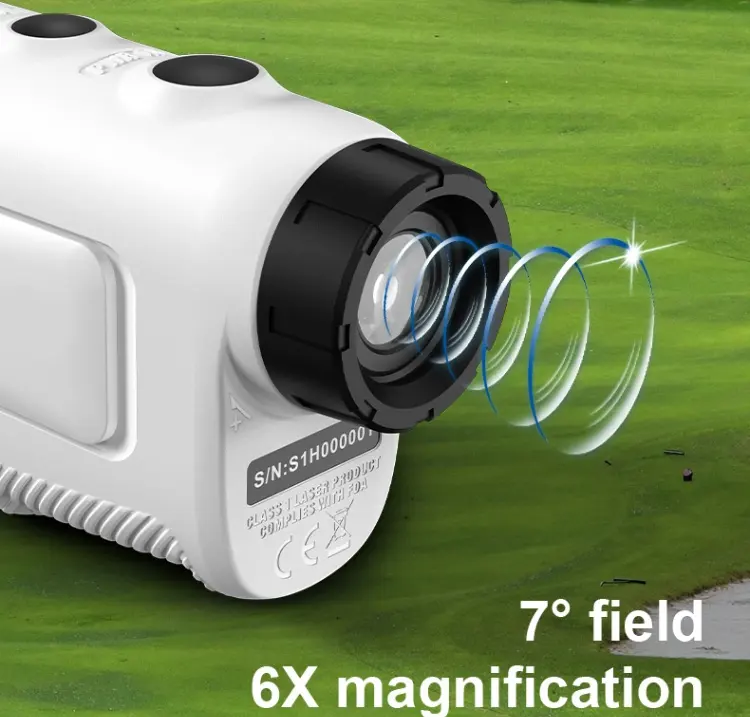 Lango pf2e OEM ngoài trời 6x Độ phóng đại Đồng hồ Golf dốc Laser Rangefinder