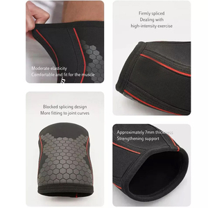 Sangles de protection professionnelles pour squats, genouillères respirantes en néoprène pour haltérophilie, bandages robustes, doux, résistants et antidérapants - Product Image 3