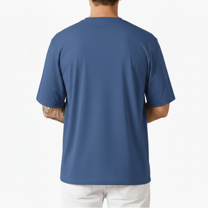 Camiseta Unisex al por Mayor con Logotipo Personalizado Impreso en la Parte Delantera, Corte Holgado Informal, 100% Algodón Premium de 260 g/m², Transpirable, Antiencogimiento y Antiarrugas - Product Image 5