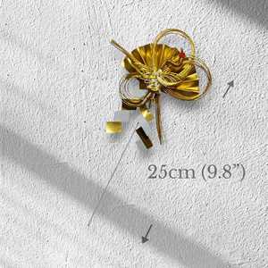 Factory Price Gold Shimenawa Rope Straw Wall Hanging Plant Fiber Craft Christmas Home Decor Handmade Gift Supplier - Product Image 4