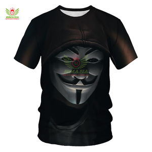 Camiseta Blanca para Sublimación, Manga Corta, Cuello Redondo, Tela de Poliéster Ligera, para Hombre, Duradera, Resistente al Lavado, Color Vibrante, Estilo Vintage, Corte Ajustado - Product Image 1