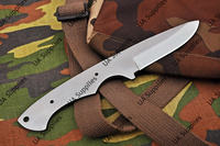 Couteau utilitaire de chasse pliant en acier au carbone fait main, lame vierge en Micarta personnalisable, ODM/OEM/OBM, DIY, pointe tombante, usage industriel