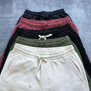 Shorts de sport pour hommes ODM Streetwear 100% coton molletonné avec logo personnalisé, 5 pouces, imperméables, écologiques, respirants, avec poches élastiques à la taille - Product Image 2