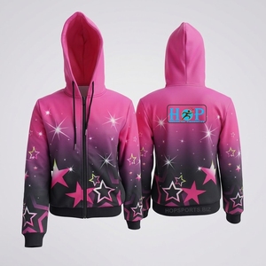 Vestes d'échauffement pour cheerleading, logo personnalisé, marque neuve, best-seller, veste d'échauffement pour danse et cheerleading, impression par sublimation - Product Image 1