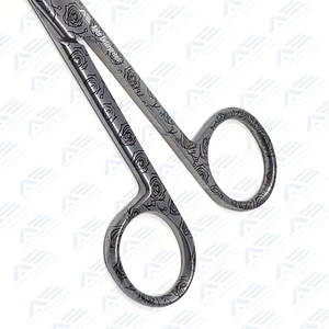 กรรไกรตัดผ้าพันแผลแบบมีห่วงคล้อง สแตนเลส สำหรับแพทย์ ผู้เชี่ยวชาญด้านการแพทย์ และการผ่าตัด - Product Image 6