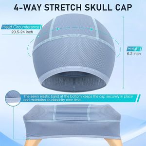 Bonnet de sport respirant en maille à séchage rapide pour cyclisme, sous-casque de vélo, vente en gros - Product Image 4