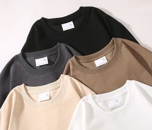 เสื้อสเวตเชิ้ตคอตตอน 320 แกรม ขายส่ง พิมพ์ลายตามสั่ง ทรงโอเวอร์ไซส์ คอกลม สำหรับผู้ชาย ลายเรียบ สีพื้น สำหรับใส่ในฤดูใบไม้ร่วง - Product Image 2