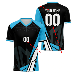 Pantalones cortos de uniforme de camiseta de fútbol de poliéster 100% de nuevo diseño con logotipo fácil de colocar Suministro de conjunto OEM - Product Image 1