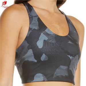 Soutien-gorge de sport rembourré pour femme, haut de sport sans fil et sans couture à maintien élevé pour la gym et l'entraînement - Product Image 4