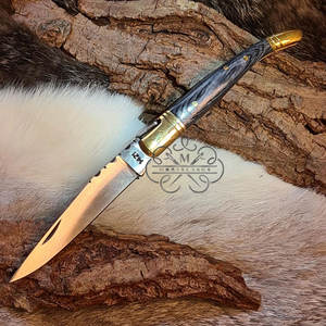 Mini Cuchillo Llavero de Regalo, Hecho a Mano, Hoja de Damasco Táctica, Cuchillos de Supervivencia y Caza, Llaveros - Product Image 3