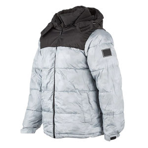 Chaqueta de Lona Ligera para Hombre, a la Moda, con Capucha, Impermeable, para Invierno, de Uso Casual, con Cuello Alto - Product Image 2