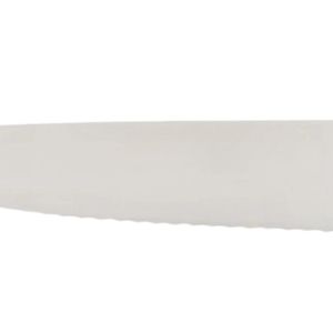 Cuchillos de Cocina con Hoja Dentada Plateada y Mango Amarillo, con Protector de Dedos Contorneado para Cortar Pan, Verduras y Alimentos - Product Image 3