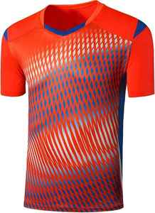 บริการขายส่งเสื้อผ้ากีฬาคุณภาพสูงแบบ OEM พร้อมบริการสกรีนโลโก้ตามสั่ง สำหรับเสื้อยืดเทนนิสพิมพ์ลายดิจิทัลสำหรับทุกเพศ - Product Image 4