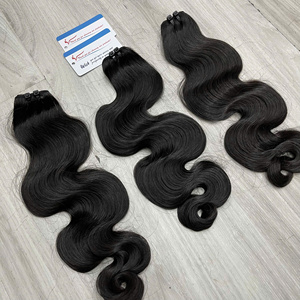 2026 Hot Product Human Hair Extensions Steam <b>Body</b> <b>Wave</b> Double Drawn Cuticle Aligned No Tangle No Shedding Hair Weave Wholesale - Product Image 6