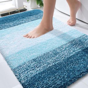 Hot Selling 17"x24" Microfiber Bath <b>Mat</b> Super <b>Absorbent</b> Non-Slip Floor Thick Plush Shaggy Tufted Bathroom Rug Washable Hotel - Product Image 1