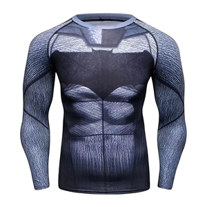 Camisetas Rash Guard Personalizadas con Impresión por Transferencia de Calor, Spandex/Nylon de Secado Rápido, Unisex, Manga Larga, Ropa Deportiva Activa para Adultos - Product Image 3