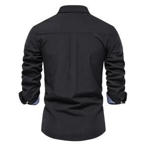 Nouvelle chemise boutonnée pour homme, sur mesure, anti-plis, respirante, de haute qualité, à prix de gros - Product Image 3