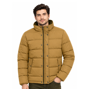 Veste matelassée légère et écologique de haute qualité, col montant, fermeture éclair, logo frontal, à capuche, prix abordable, en promotion - Product Image 4
