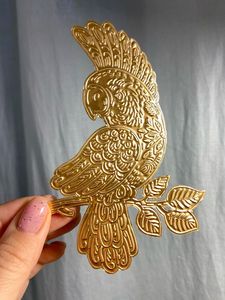 Gold Plated Christmas <b>Car</b> Hanging <b>Ornament</b> Metal Cast Die Cut Tree Decor Party Favor Souvenir - Product Image 6