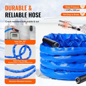 Tubo Acqua Riscaldato per Camper da 30 Piedi, Autorigolante Automatico, 45°F, con Copertura Corrugata Impermeabile Antigelo per Acqua Potabile - Product Image 6