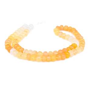 Perles de pierre gemme en aventurine jaune naturelle sculptées en forme de melon, pour la fabrication de bijoux, en fil ou en pierres lâches - Product Image 5