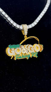 Colgante de cocodrilo personalizado Iced Out para hombre, colgante de moissanita de diamante de Hip Hop de plata 925 para amantes de los animales, colgantes finos - Product Image 6