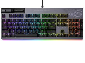 A SUS ROG Strix Flare II Animate คีย์บอร์ดเกม, ROG NX สวิตช์สีแดง/สีน้ำตาล/สีฟ้า, ปุ่มกด PBT, จอแสดงผล LED animatrix - Product Image 2