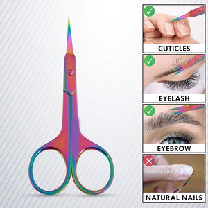 Ciseaux à cuticules en acier inoxydable, outil professionnel pour le soin des ongles, lames fines de précision - Product Image 4