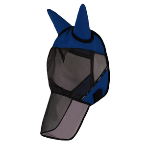 Horshi Full Face Horse Fly Maask <b>Long</b> <b>Nose</b> with Ears Anti Mosquito UV Protection Equine Fly Maask - Product Image 1