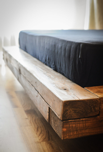 Wholesale Cozy Modern Double Bed Frame with Practical Storage Solid Wood Home Furniture Space-Saving Design - Product Image 5