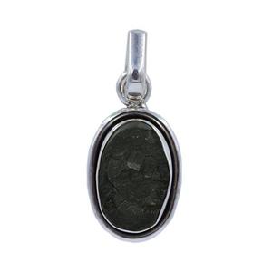 925 <b>Silver</b> Faceted Moldavite Gemstone Pendant Fine Jewelry <b>Charms</b> - Product Image 1