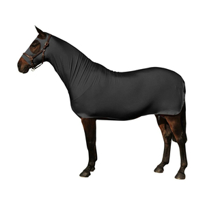 Couverture intégrale personnalisée en Lycra extensible pour cheval, avec capuche intégrée, en Spandex haute élasticité, type combinaison/drap de cheval - Product Image 4