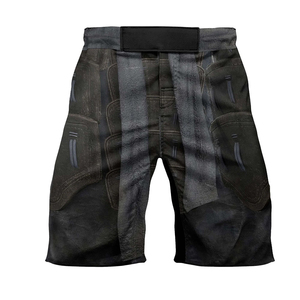 Shorts de MMA Lisos al por Mayor, Elásticos, Transpirables, de Poliéster y Spandex, Cómodos, Personalizables - Product Image 6