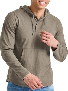 T-shirt à capuche à manches longues pour homme - Product Image 6