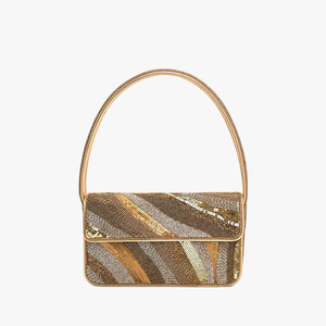 Elegante Bolso Decorativo con Cuentas y Correa Desmontable - Product Image 1