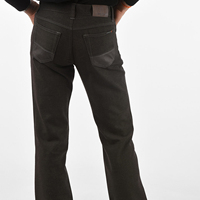 Pantalon en cuir droit pour homme de haute qualité, style streetwear, personnalisable, look élégant, durable, doux, respirant et confortable
