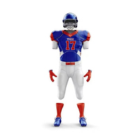 Meilleur design personnalisé, uniforme de football américain unisexe pour adultes, respirant, grande taille, 100% polyester, manches courtes, été, épaules