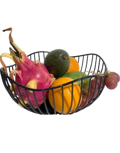 Cesta Minimalista de Alambre Metálico para Frutas y Verduras, Diseño Abierto para Almacenamiento en Cocina, Organizador de Productos para Encimera, Uso Doméstico - Product Image 4