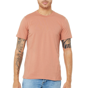 เสื้อยืดลำลองผู้ชายสีกรมท่า แขนสั้น คอกลม แห้งเร็ว สีพื้น ทรงปกติ - Product Image 4