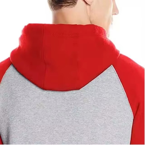 Sweat à capuche pour homme 100% Coton Molletonné, Coupe Ample, Design à Double Panneau, Multicolore, avec Capuche et Cordon de Serrage, Grammage Lourd - Product Image 4