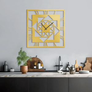 Elegant Modern Metal <b>Wall</b> <b>Clock</b> Creative Home Decoration Accessory for Living Room Bedroom Office Interior Design At Best Prices - Product Image 6