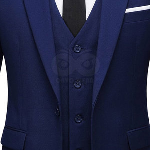 Costume homme 2 pièces de haute qualité, costume d'affaires moderne, veste et pantalon assortis, tenue de mariage formelle, fournisseur en gros - Product Image 5