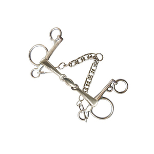 Equipo Ecuestre de Acero Inoxidable de Alta Calidad a Precio Razonable, Bocados Pelham con Cadena de Eslabones Múltiples - Product Image 3