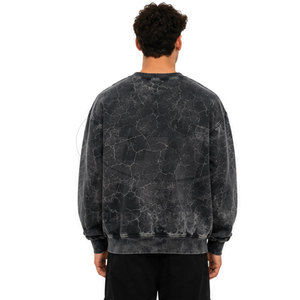 Sudadera de Algodón Premium con Lavado Ácido, Corte Holgado, Tejido Suave, para Uso Diario - Product Image 2
