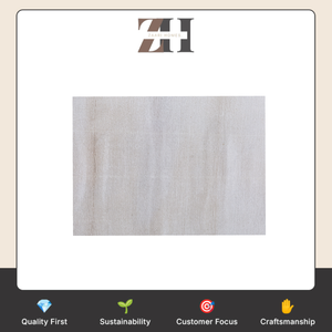 Alfombra Rectangular Beige de Viscosa Tejida a Mano, Alfombra de Lujo Hecha a Mano para Decoración del Hogar - Product Image 6