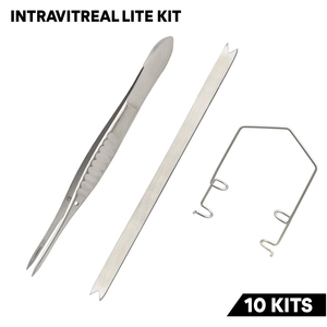ชุดเครื่องมือผ่าตัดตาแบบใช้ซ้ำได้ Intravitreal Lite สำหรับโรงพยาบาล ทำจากสแตนเลส 10 ชุด |   ชุดอุปกรณ์ผ่าตัดฉีดเข้าตา - Product Image 1