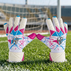 High Quality Custom Professional Protective German Latex Football Soccer Goalkeeper Gloves Wholesaler Pakistan Goalkeeper Gloves - Product Image 4
