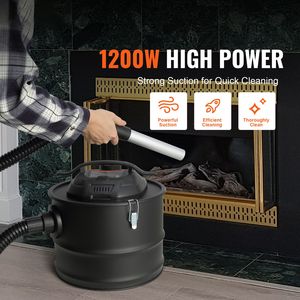Aspirateur à cendres de 4 gallons avec une puissance d'aspiration de 1200W, un tuyau flexible de 47,2 pouces, état neuf et d'occasion, pour les cheminées et les granulés - Product Image 2